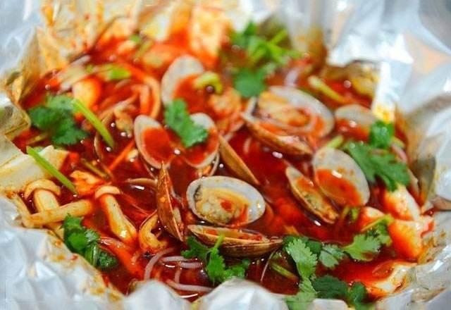 夜市锡纸花甲粉的正宗做法,锡纸花甲粉正宗做法夜市