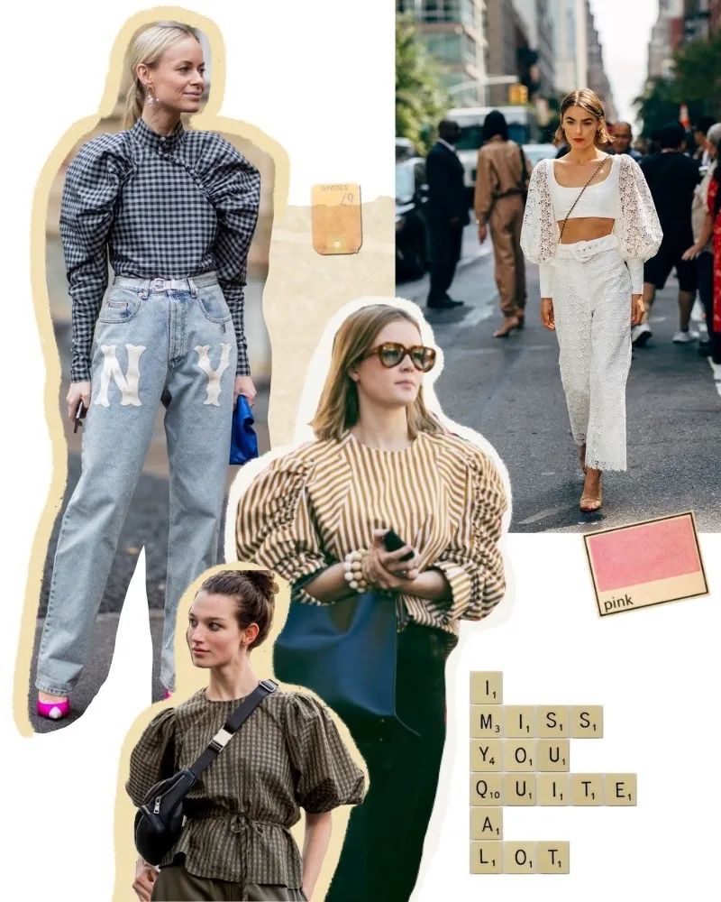 泡泡袖洋气时尚打底个性款,高级感泡泡袖显瘦上衣