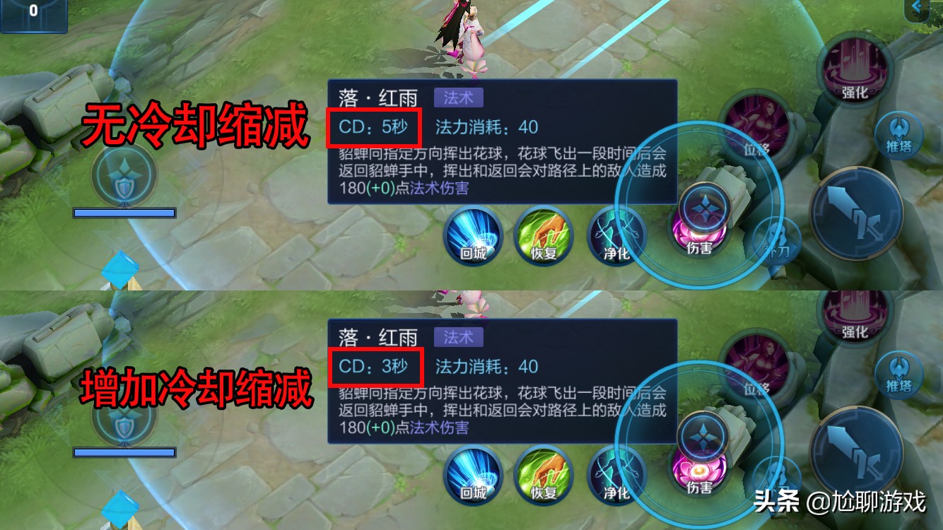 各英雄冷却缩减,英雄被动减冷却缩减