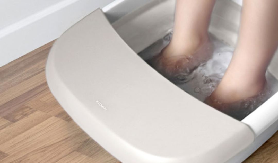 柔软按摩洗脚盆,可折叠按摩足浴盆