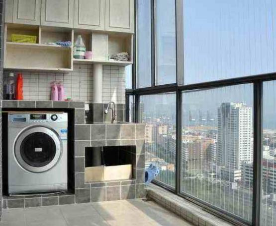 阳台洗衣机怎么放合理,洗衣机放阳台下水注意事项