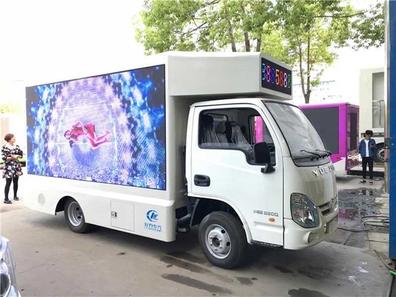 小型led宣传车价格,高清彩屏led宣传车