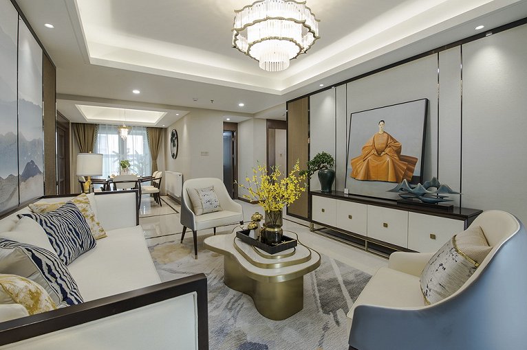 汉棠新中式装修,汉棠新中式样板间