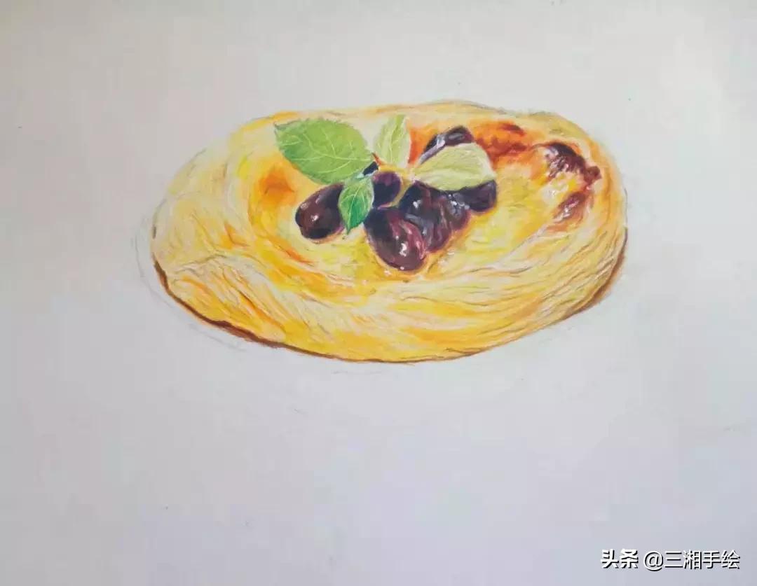 彩铅蛋挞教程，唯美食不可辜负