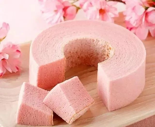 粉色的软软的日本零食,日本樱花季限定零食