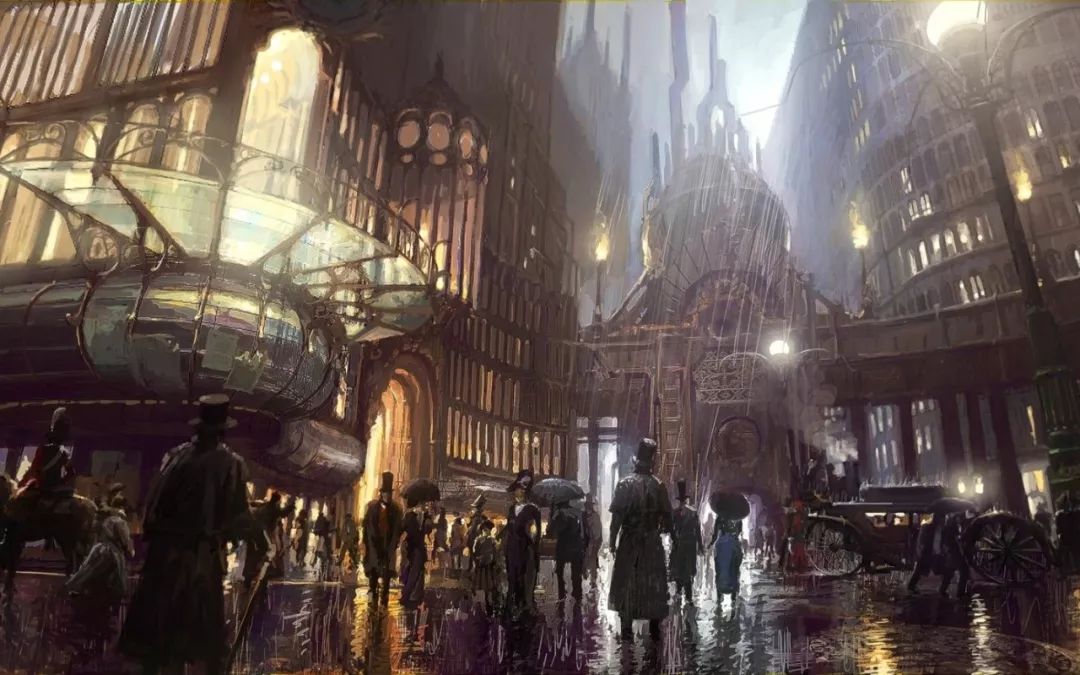 蒸汽朋克风创意美术,蒸汽朋克幻想风格