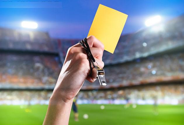足球黄牌规则大全,5人制足球赛规则
