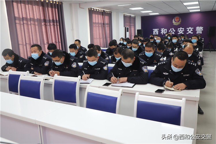 西和县公安局交警大队召开“百日会战”冲刺决战收官安排部署会