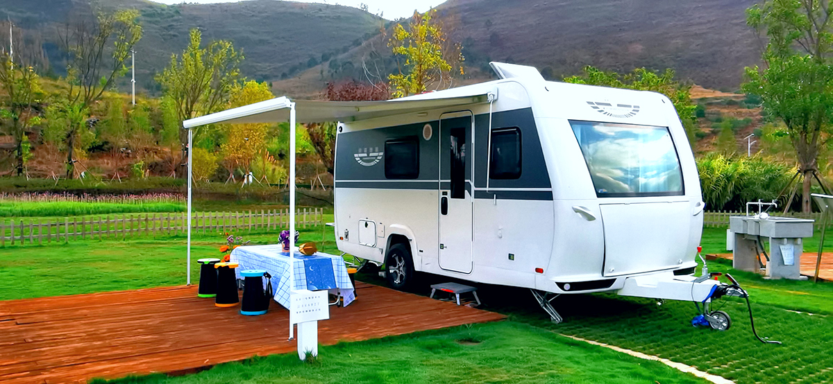 玻璃钢房车车体,豪华内饰房车