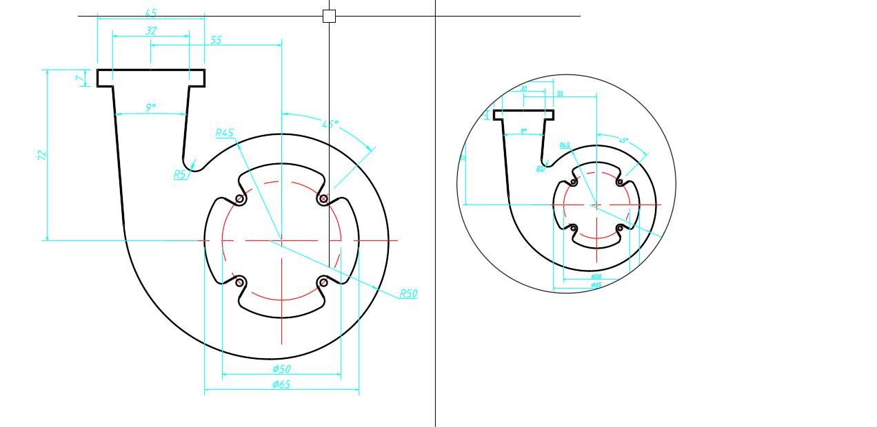 cad如何绘制局部剖面图,cad如何绘制局部放大图