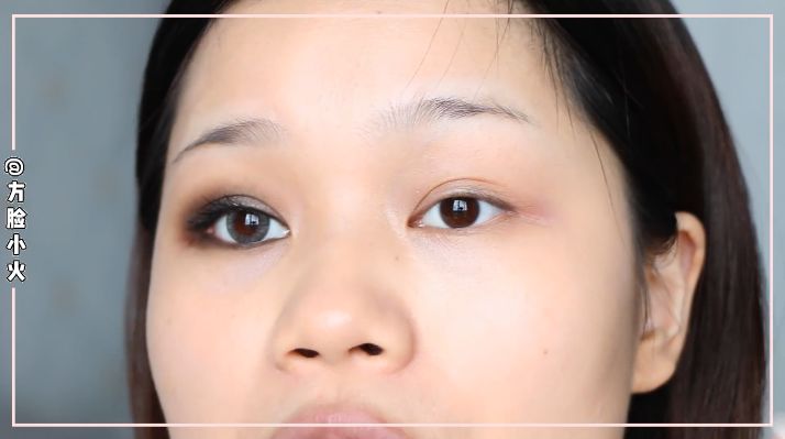 单眼皮内双肿眼泡眼妆小烟熏,内双肿眼泡眼妆烟熏