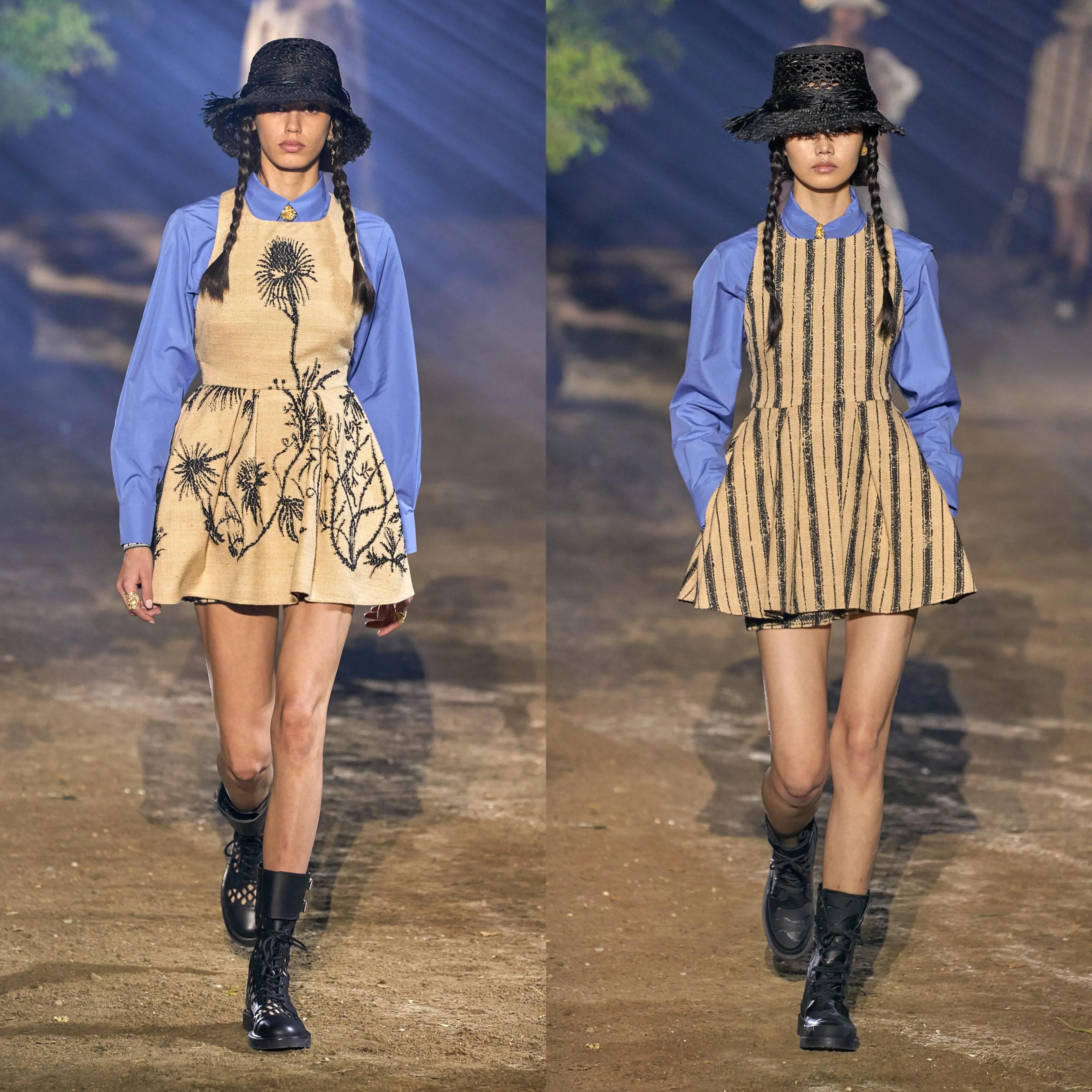 dior白衬衫搭配千鸟格半裙,dior白衬衣搭配男