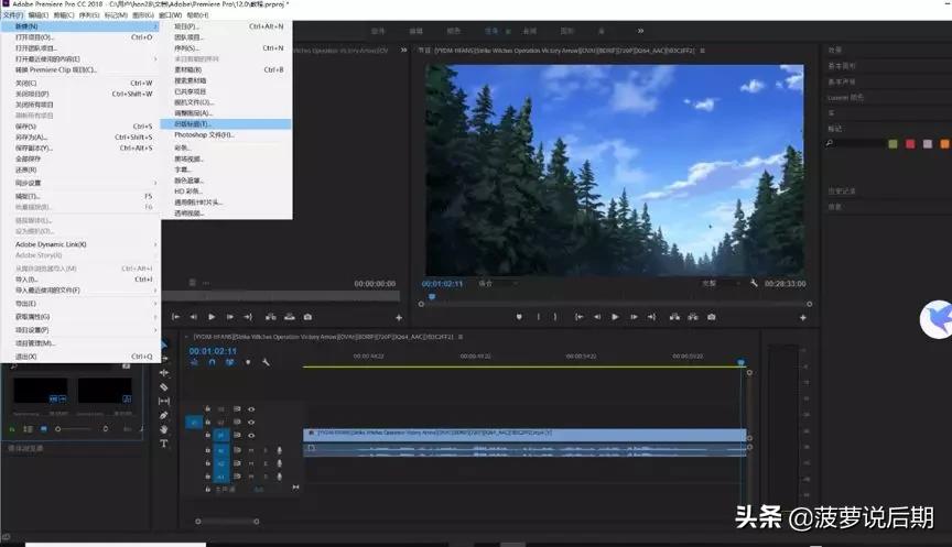 pr开放式字幕怎么批量添加,pr中如何添加字幕和配音