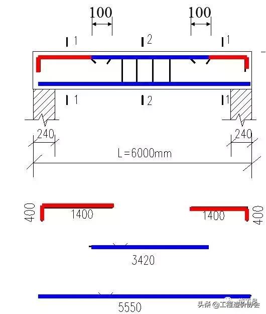 梁钢筋识图入门300例,建筑梁平法施工图识图