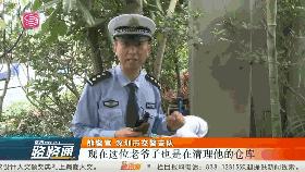 交警看到老人占道经营,交警回应老人骑车违法