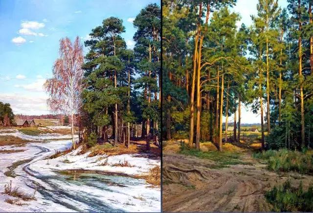忻东旺油画俄罗斯风景作品,33幅俄罗斯精美风景油画
