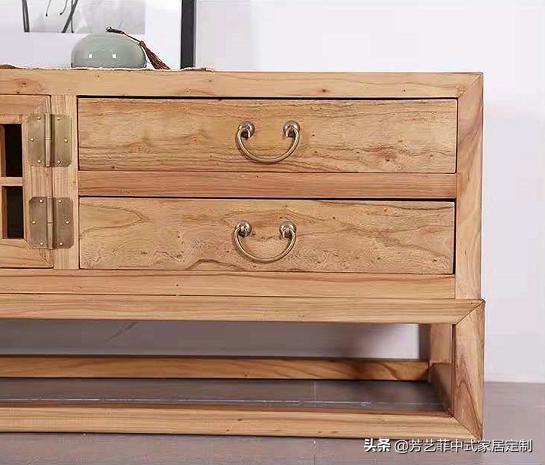 新中式家具客厅布置,新中式家具打柜子效果图