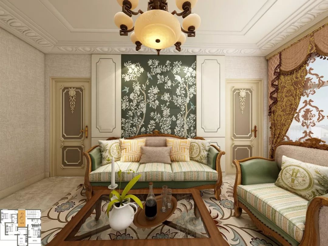 欧式别墅一层农村自建房带阳光房,面宽10米农村二层别墅