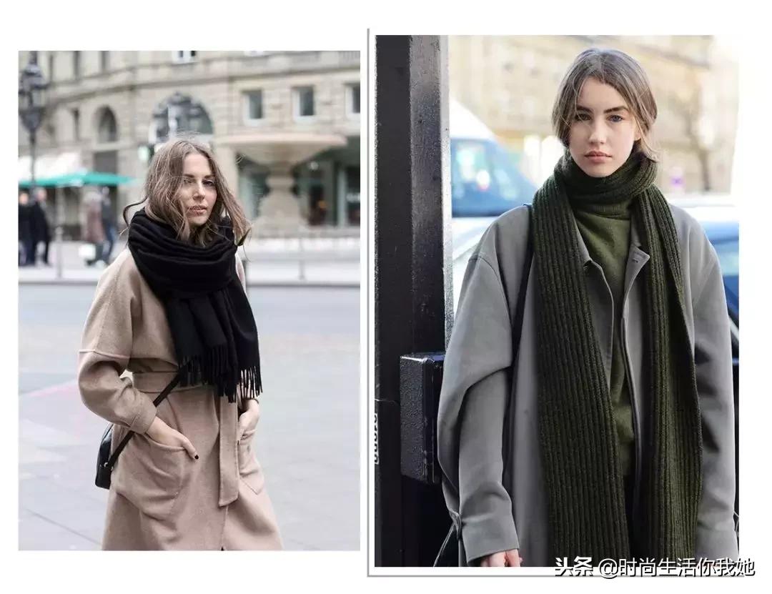 你穿“大衣+围巾”的样子，帅呆了！