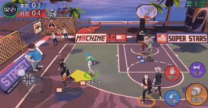 热血街篮中的连招辅助怎么用,热血街篮技巧