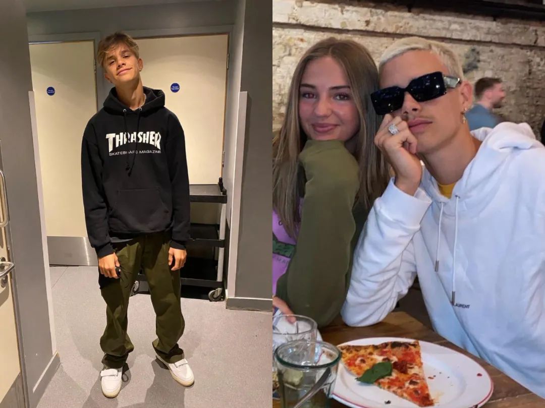 贝克汉姆和大儿子互相嫌弃,贝克汉姆小七大变样