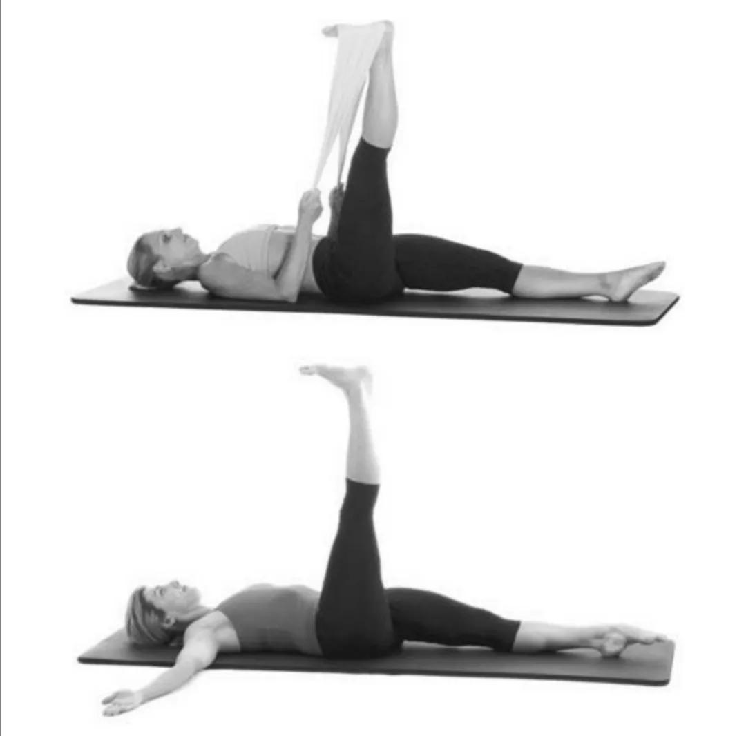 普拉提腰部划圈,普拉提单腿画圈