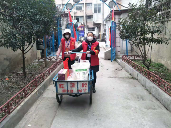 宛城区党员配送小分队 (党员突击队物资配送)