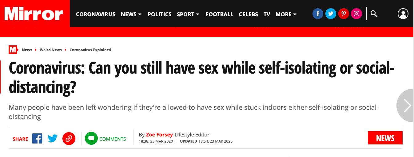 啪啪会传染新冠病毒吗？加拿大、英国专家送上“安全开车指南”