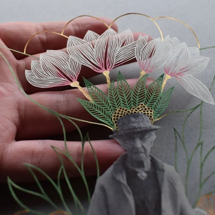 她被称为“刀王”，凭一把破刀，一张破纸，作品征服了全世界