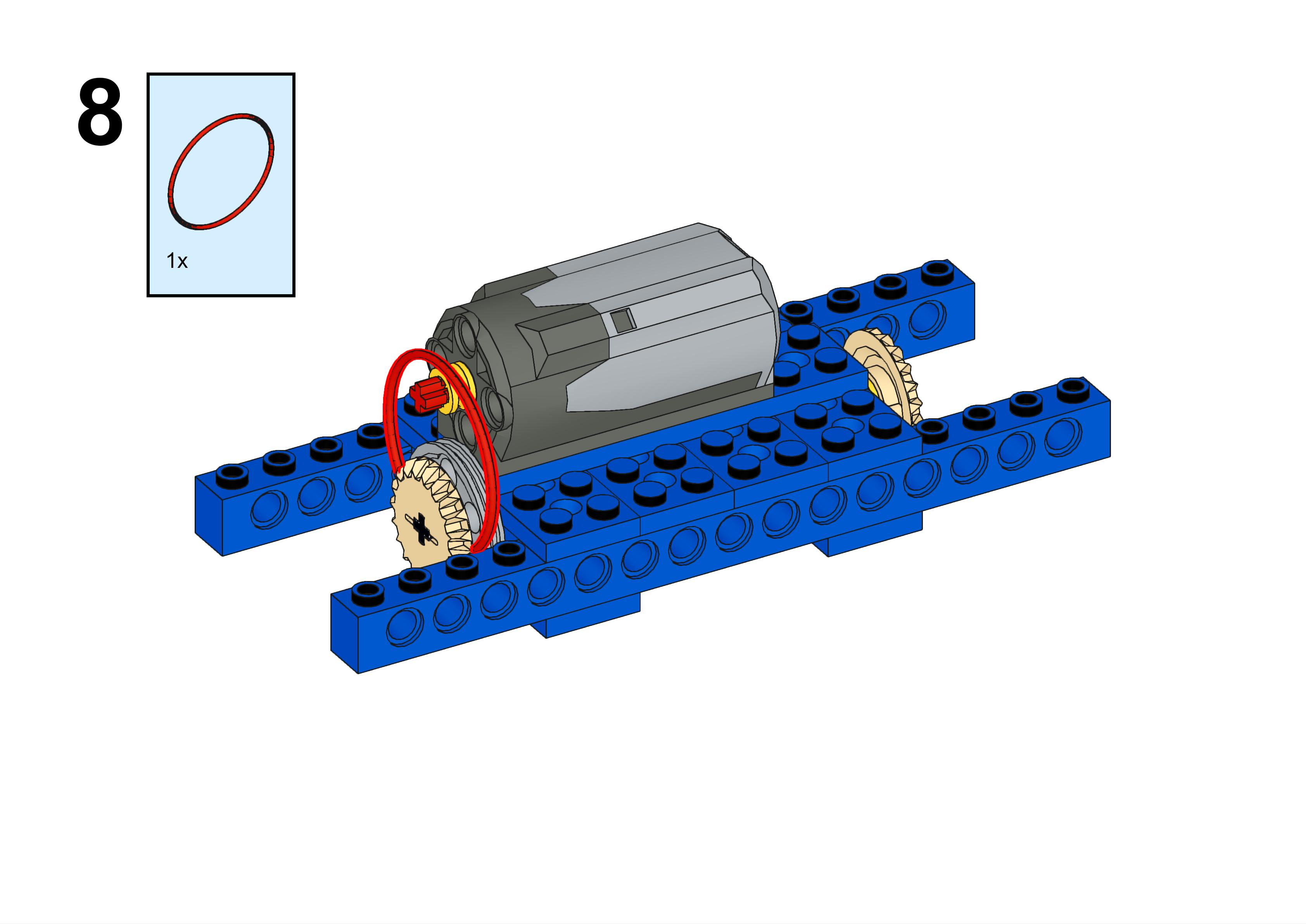 用乐高9686做一辆四驱车,乐高9686小颗粒四驱车搭建教程