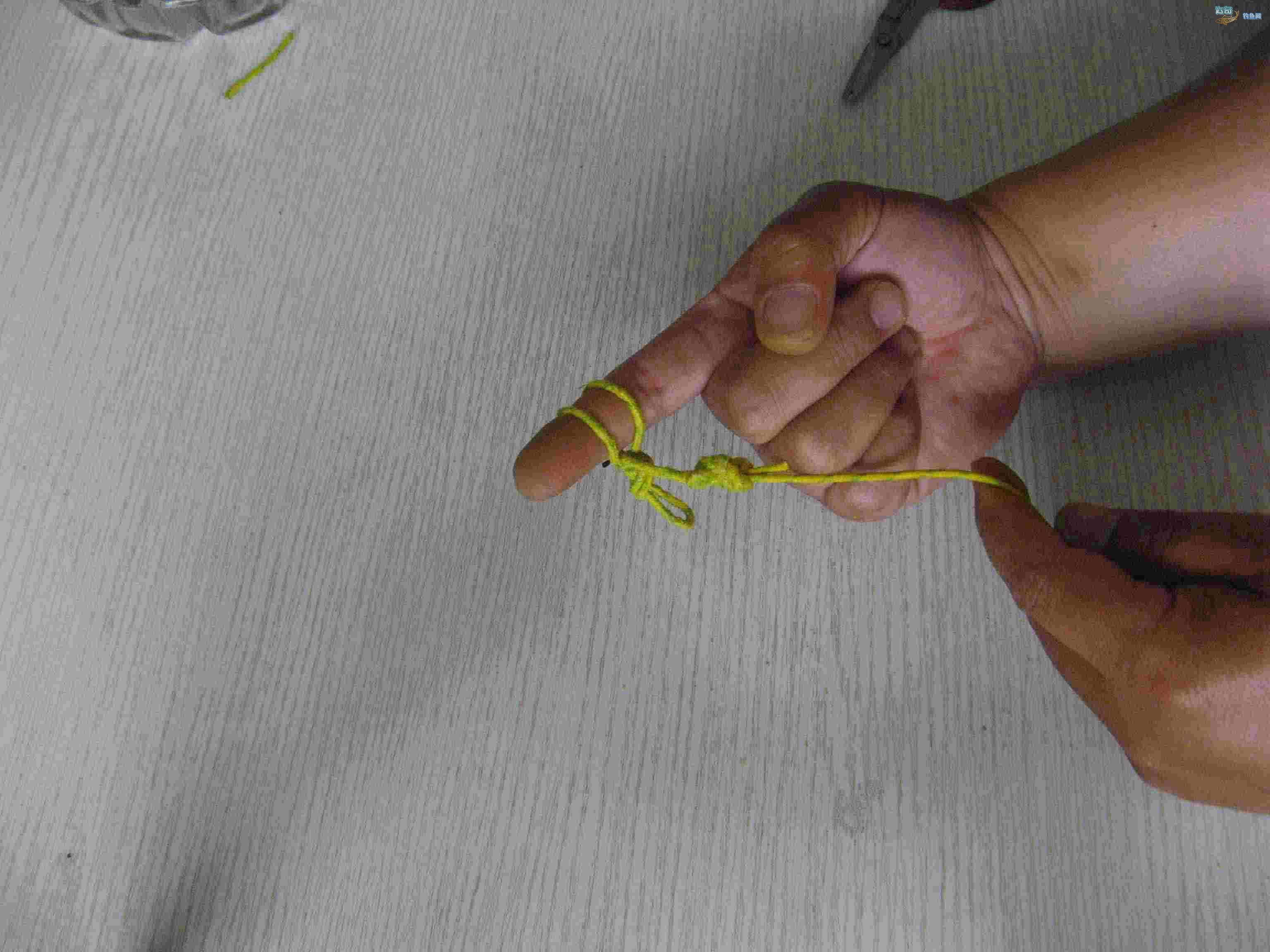 鱼竿马蹄结打结方法,鱼竿马蹄环怎么解