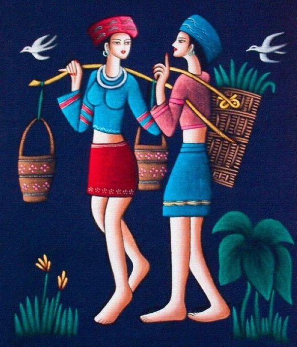 贵州扎染艺术简介,苗族蜡染艺术作品欣赏