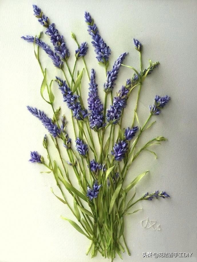 丝带绣基本针法,丝带绣绣法大全教程