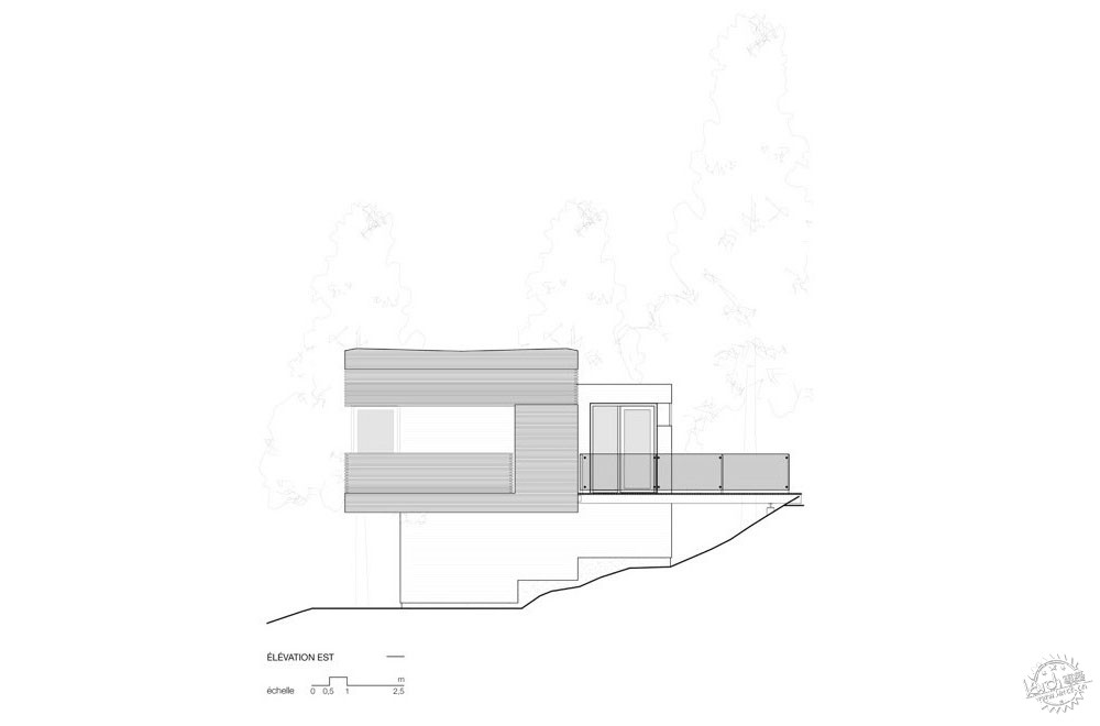 悬崖别墅结构,挂在悬崖峭壁上的房子