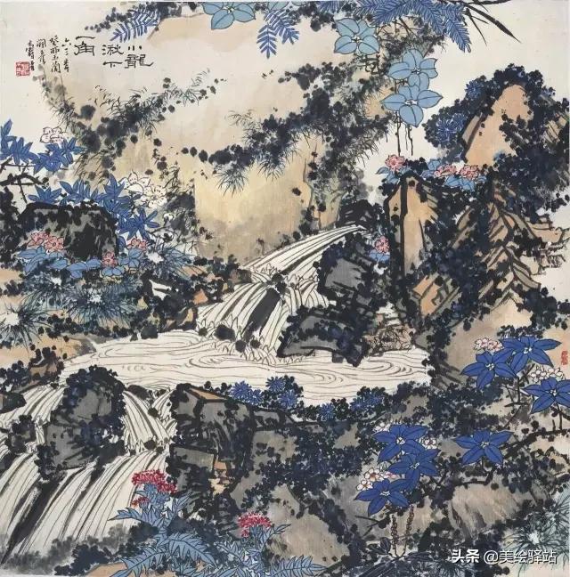 潘天寿荷花题画诗全集,日课潘天寿题画诗二首