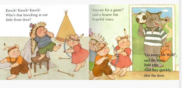 安全意识培养绘本《GoawayMrwolf》