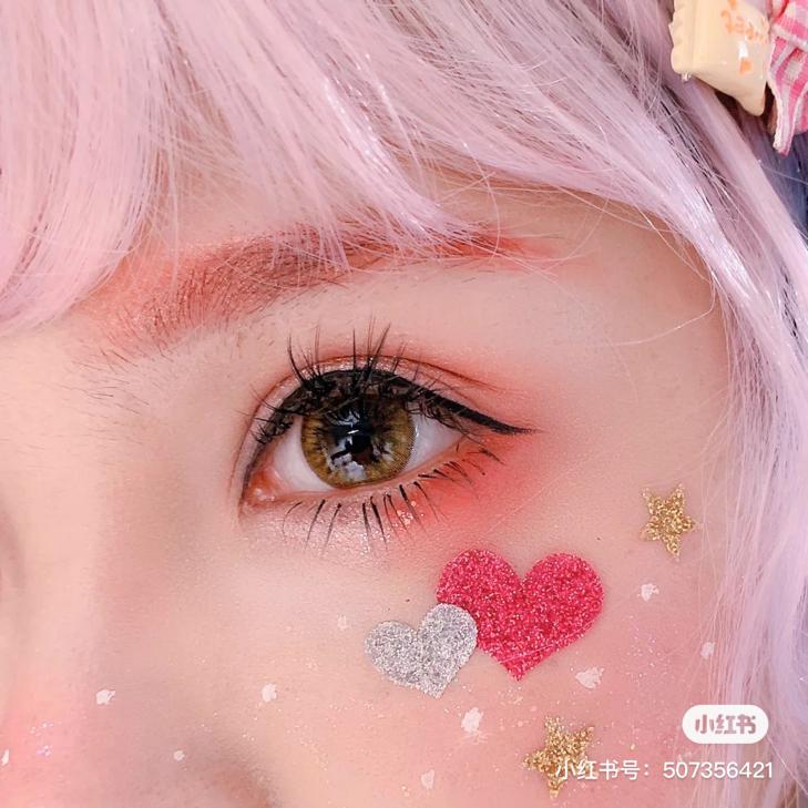 优雅lolita系妆容,复古英伦风lolita妆容