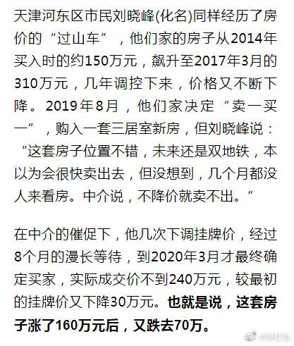 天津南站招商公园1872房价跌了吗,2022年天津二手房子会大跌吗