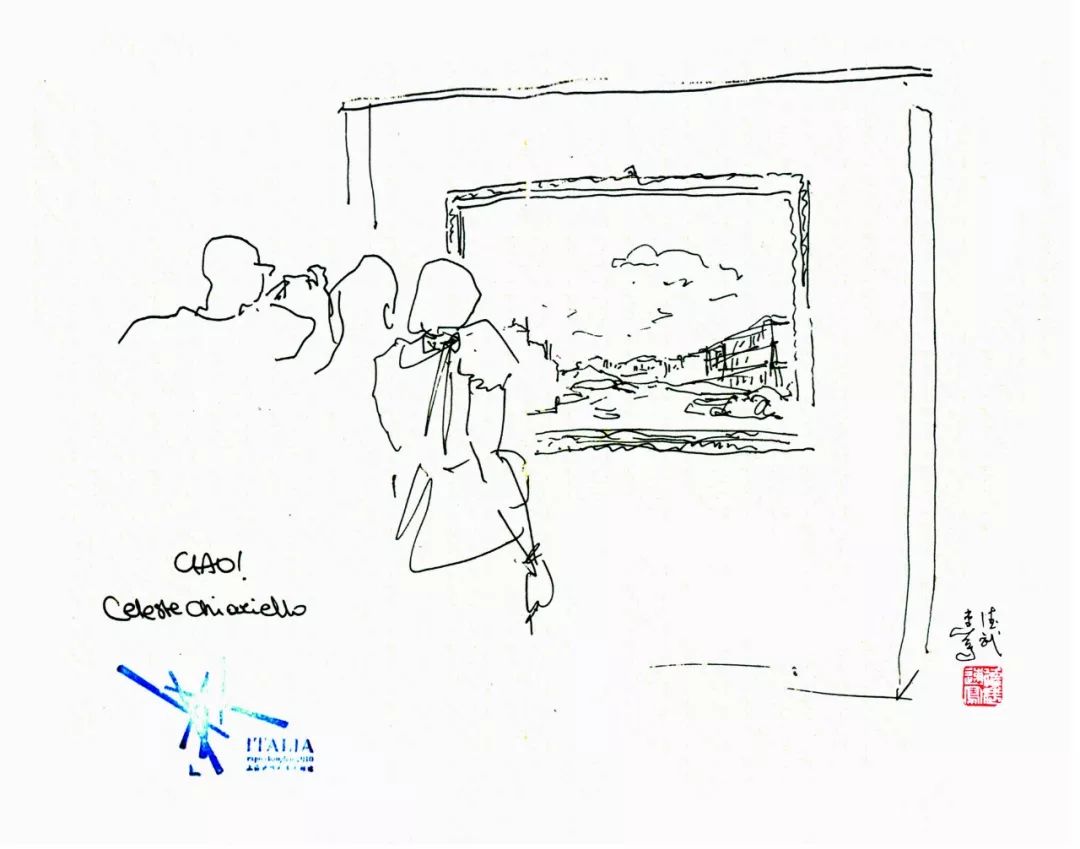 著名画家写生速写人物画,名家画家速写