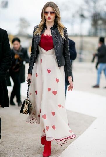 机车风黑色小皮衣外套短款搭配,短款机车皮衣高级穿搭小个子