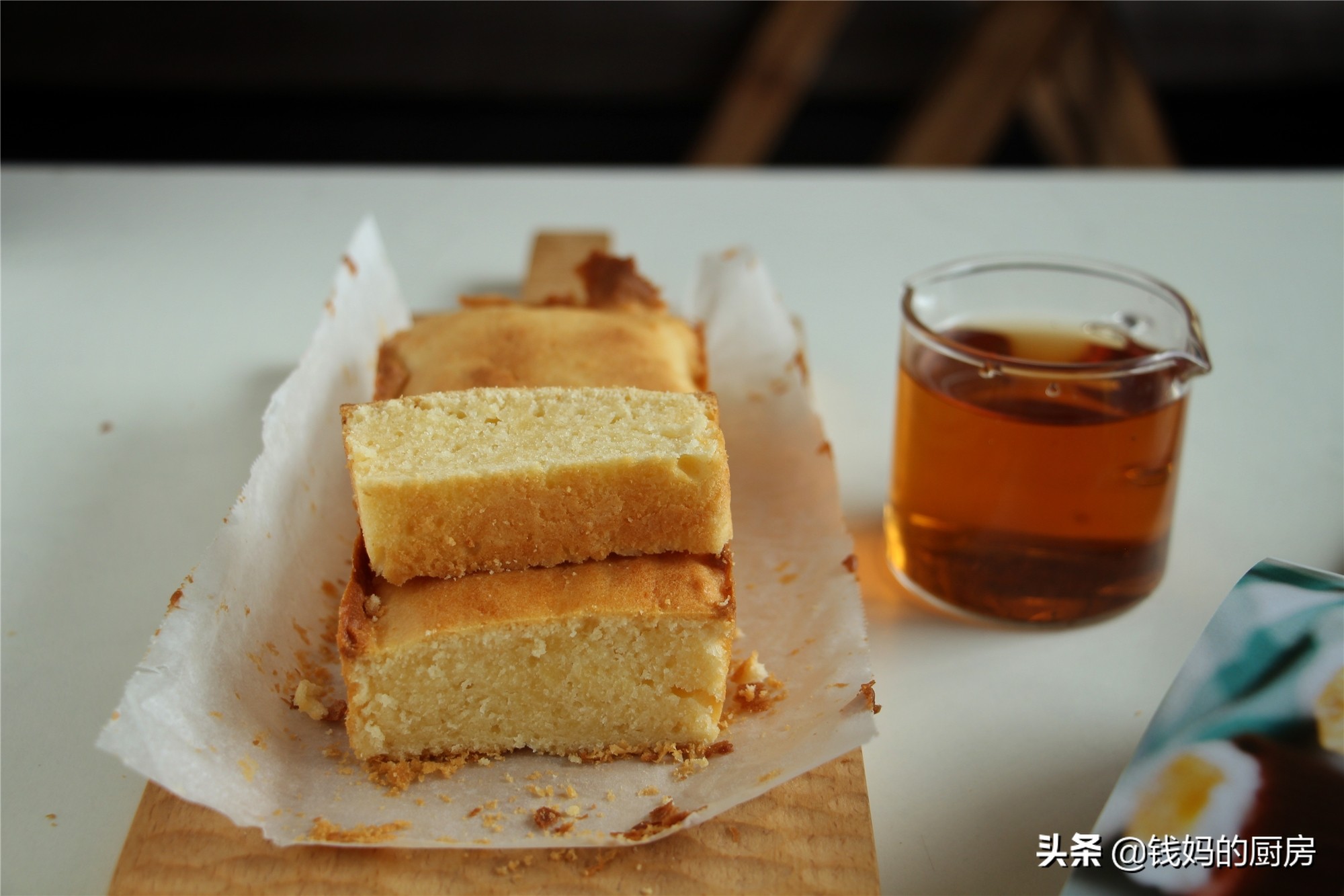 磅蛋糕无黄油教程,不用泡打粉和糖粉的磅蛋糕