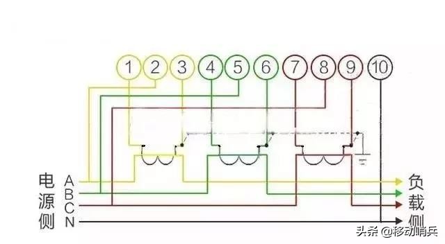 电表接线图cad,电表接线图符号代表什么