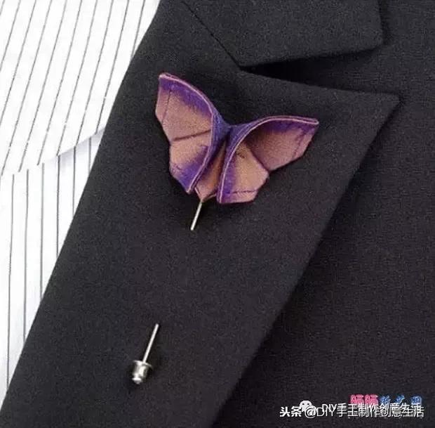 可以折叠的蝴蝶折纸,蝴蝶折纸用长方形纸