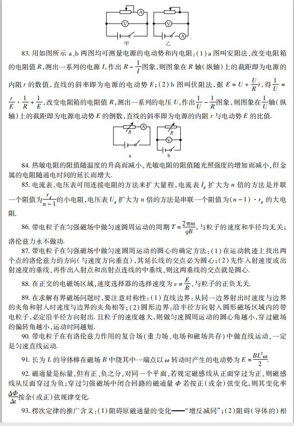 高中物理典型题600道,高中物理必考题型及解题模板
