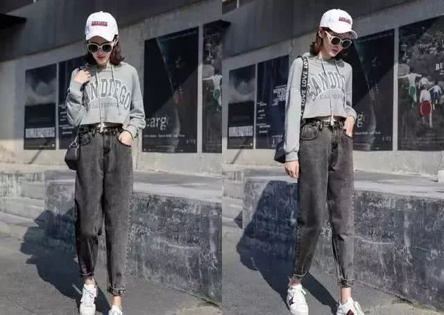 秋季新款窄版阔腿裤版型遮肉显瘦,今年流行阔脚裤吗