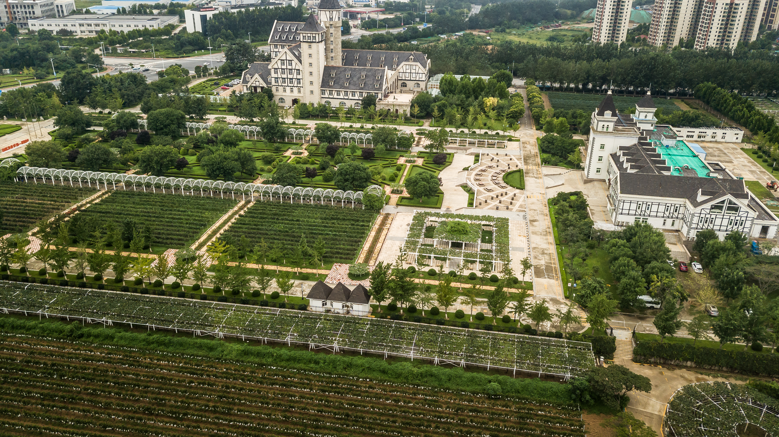 烟台卡斯特酒庄图片欣赏,烟台张裕卡斯特酒庄diy罐装酒