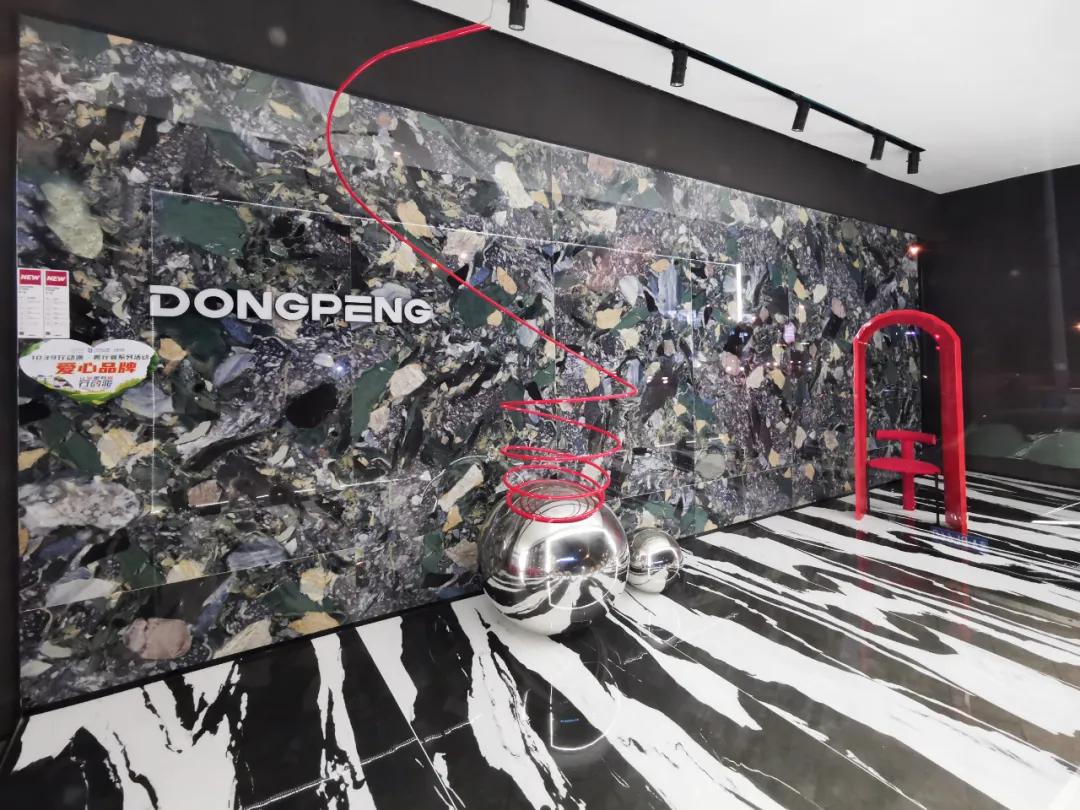 东鹏整装卫浴店面装修布置图,东鹏瓷砖门店空间设计