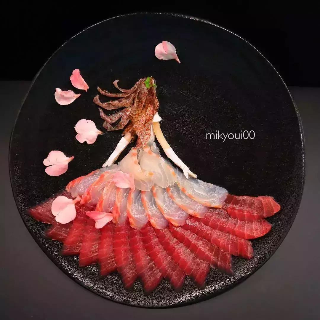 他用3d作画每张图都美到窒息,用三文鱼作画也能美到爆