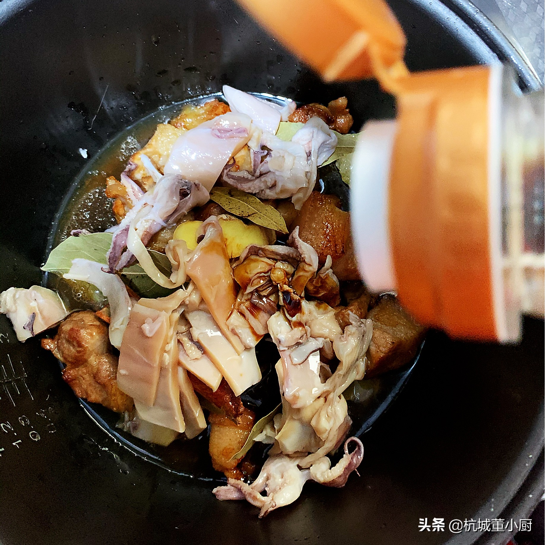 酱油肉墨鱼干,墨鱼干烧肉做法图解