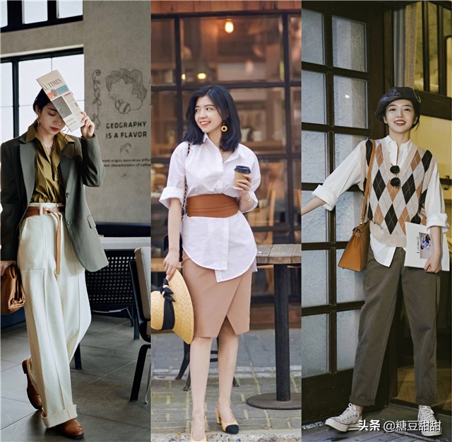 秋冬叠穿白衬衫怎么搭裤子,衬衫怎么穿两件